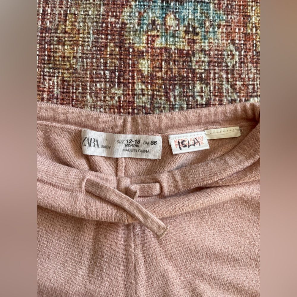 Zara baby Pink Knit Shorts 12-18 months - Picture 4 of 5